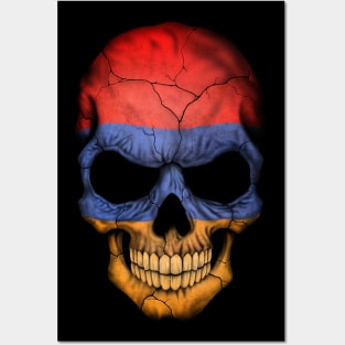 Armenian Flag Skull Posters and Art